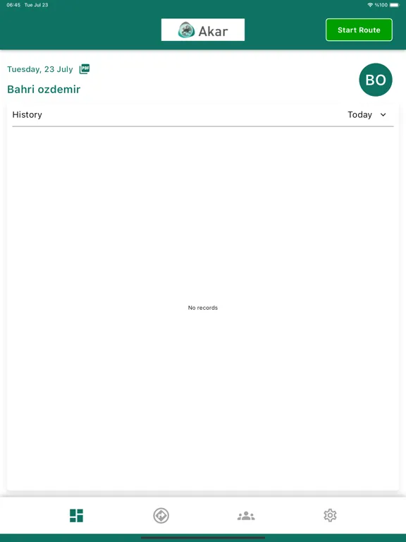 Akar Sales iPad  Ekran Görüntüleri