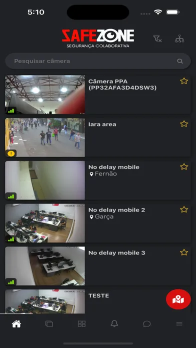 Tangkapan skrin SafeZone
