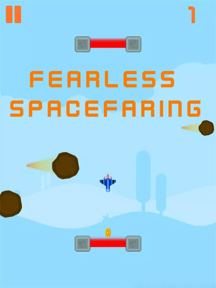 Zrzuty ekranu Fearless Space faring - Free Jet Game iPad