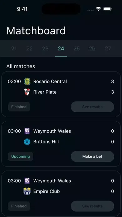 Capturas de tela do Stake - Sports Games Live