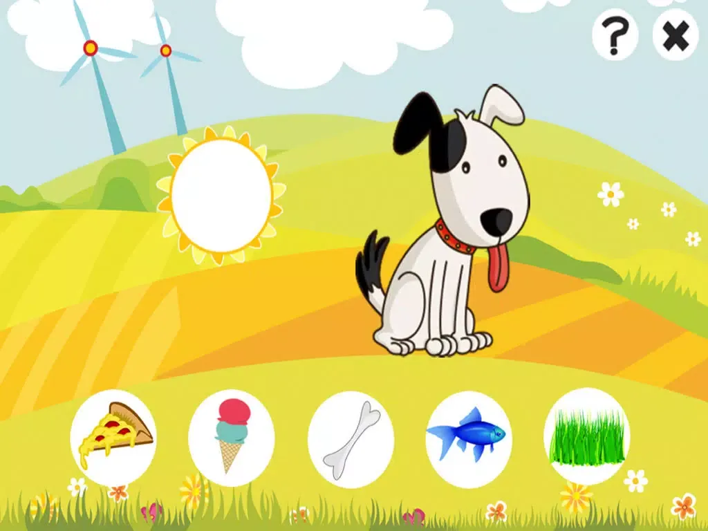Tangkapan skrin Feed the farm animals – Animal Learning Game for Small Children iPad 