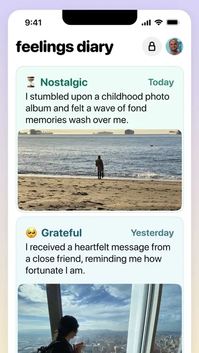 Captures d'écran de Feelings Diary—Emotion Tracker