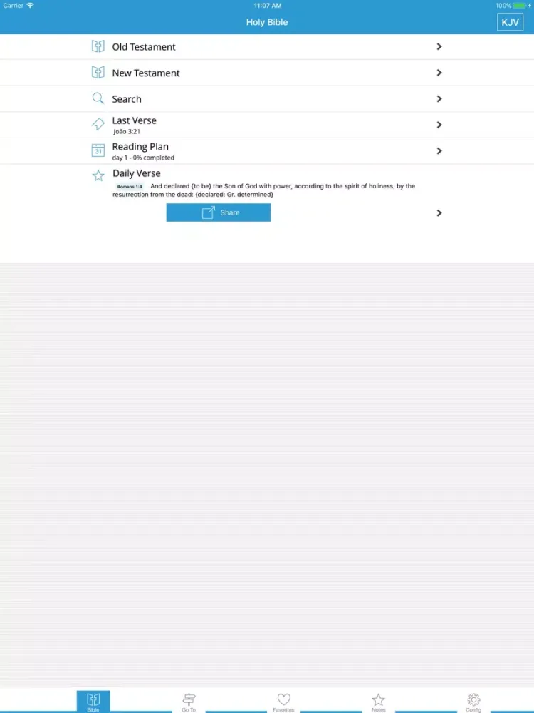 Holy Bible, God's Word iPad 应用截图