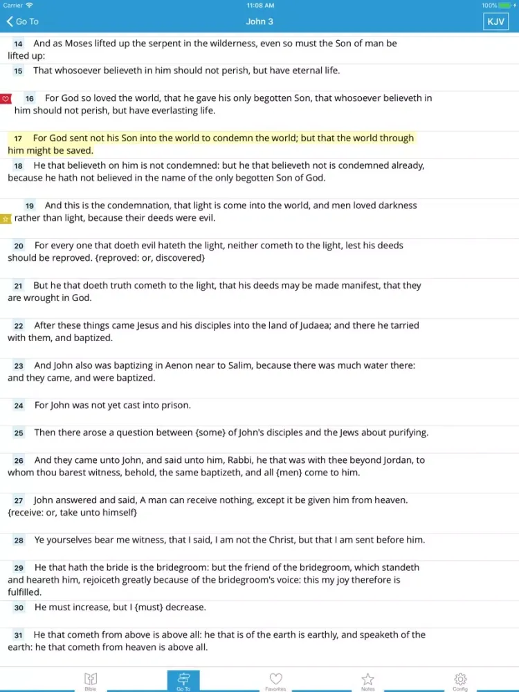 Holy Bible, God's Word iPad 应用截图