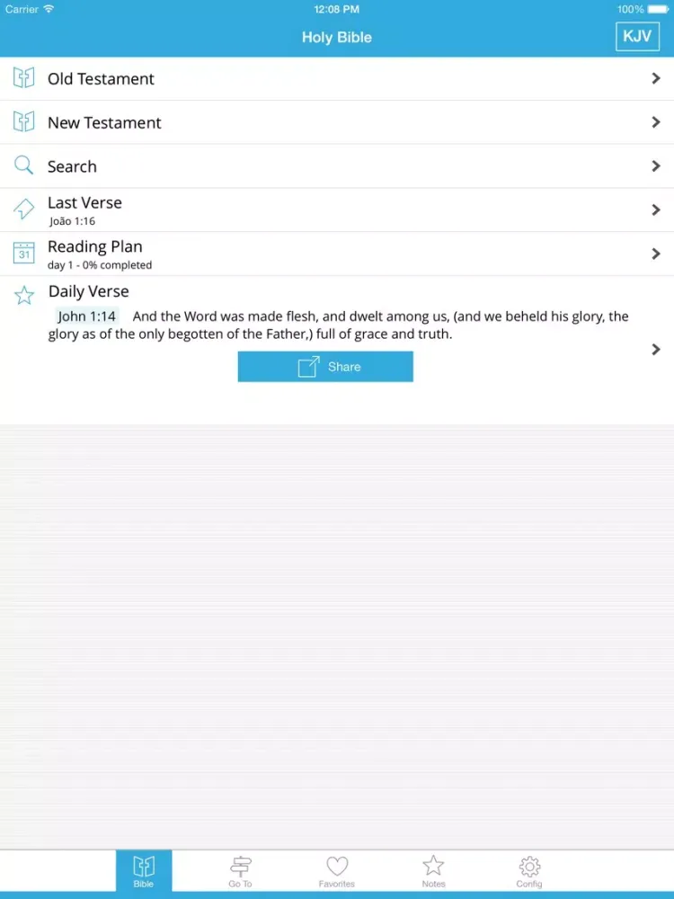 Holy Bible - The word of God in your hands iPad 应用截图