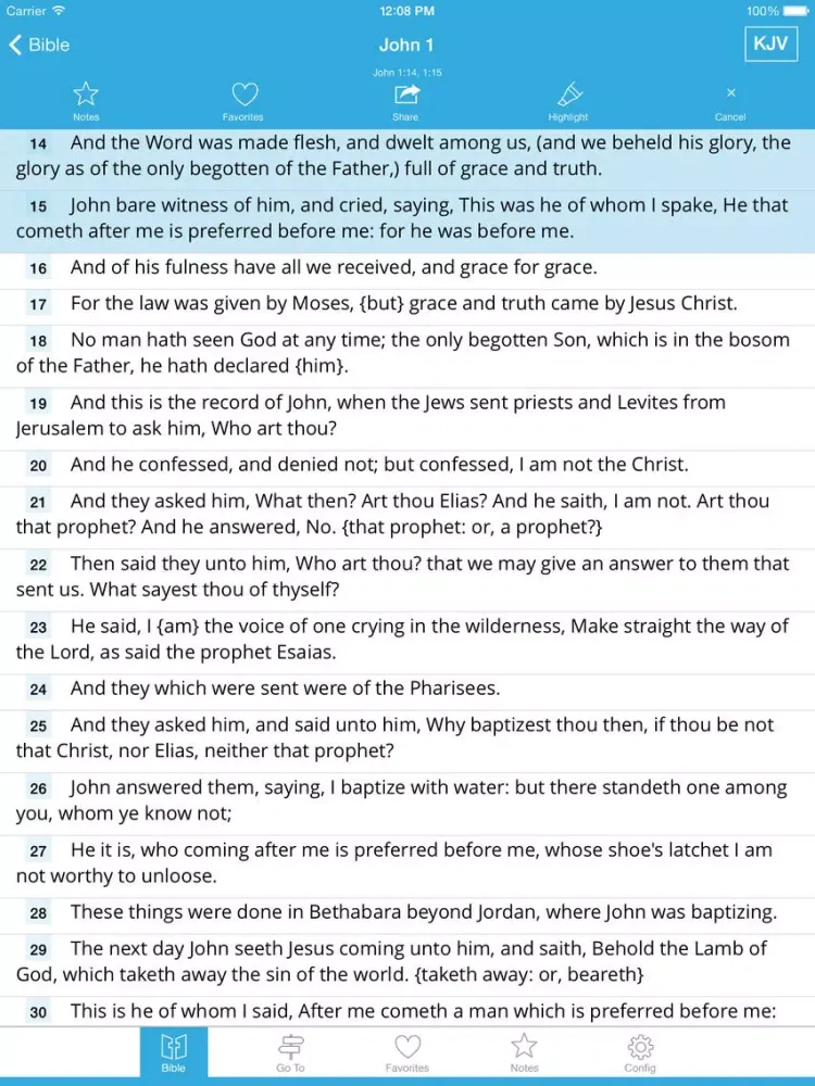 Holy Bible - The word of God in your hands iPad 应用截图