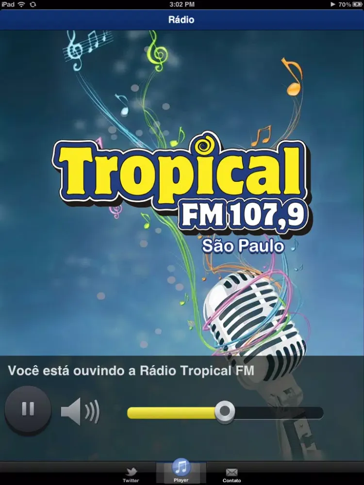 تصاویر Rádio Tropical FM - São Paulo iPad 