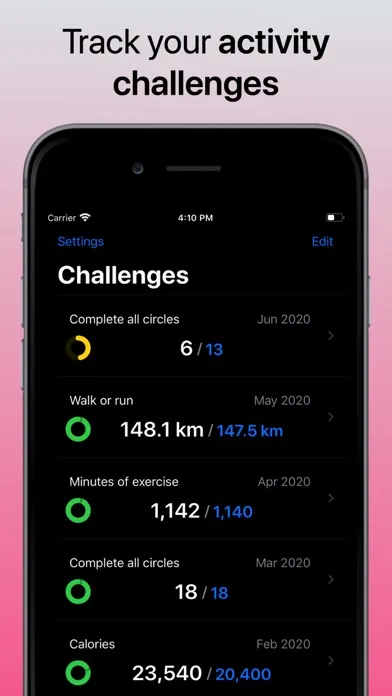 Capturas de pantalla de Challenges - Activity Tracker