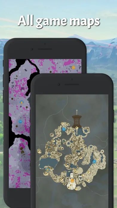 Tangkapan skrin Tears of the Kingdom Map