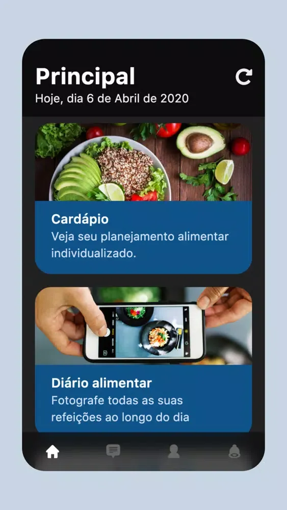 Captures d'écran de FR Nutri - App Pacientes