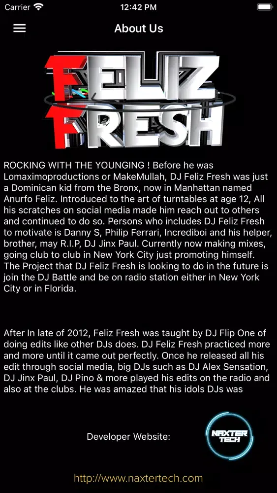 ภาพหน้าจอของ Feliz Fresh