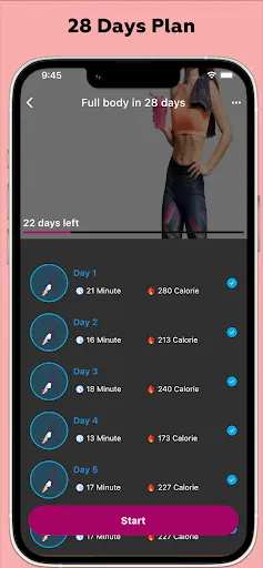 Women Workout - Fit At Home Screenshots