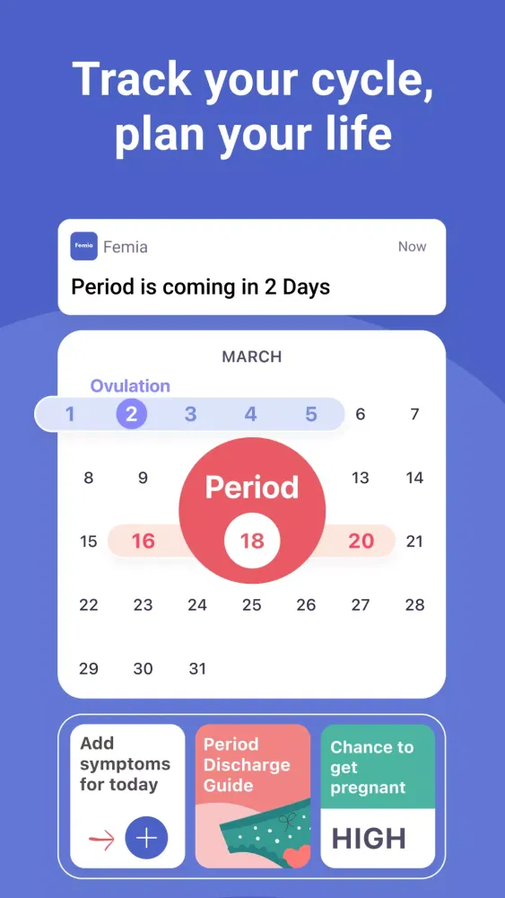Capturas de pantalla de Ovulation & Period Tracker
