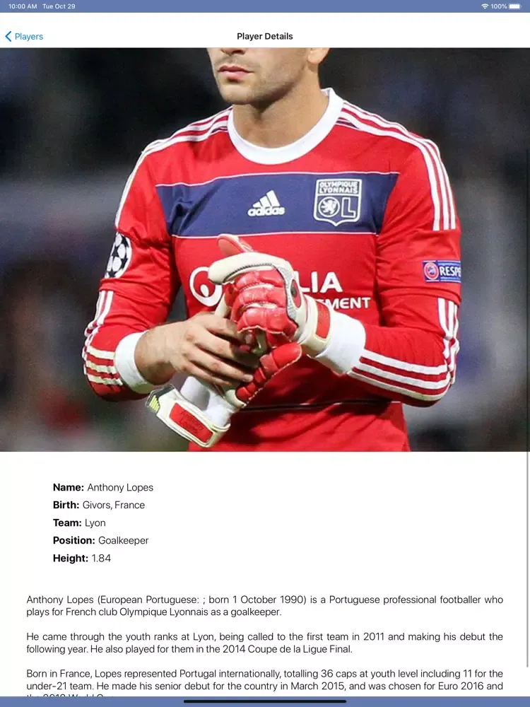 InfoLeague - French Ligue 1 iPad  स्क्रीनशॉट