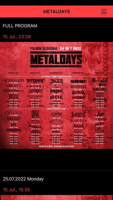 تصاویر Metaldays Festival