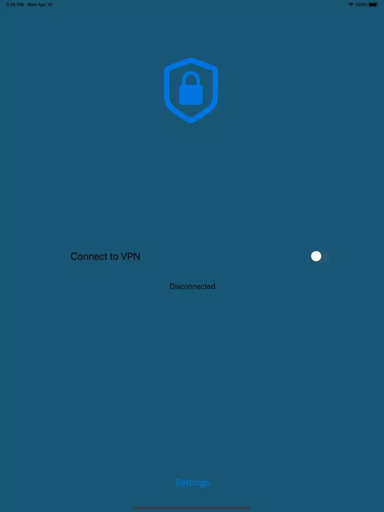 VPN 2 office iPad  スクリーンショット