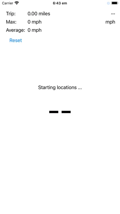 Capturas de tela do GPS Speedmeter