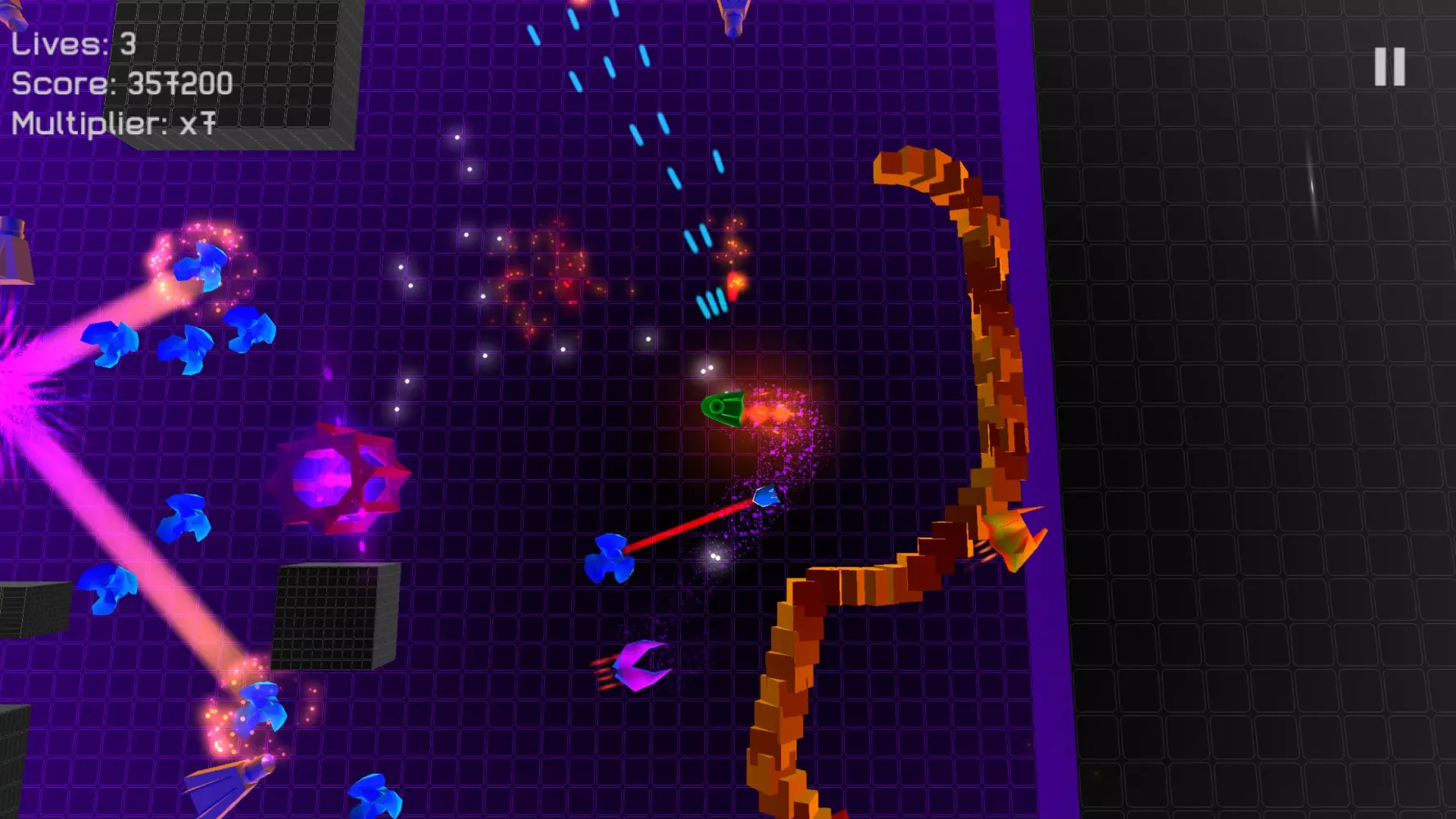 Capturas de tela do Twin Dimensions