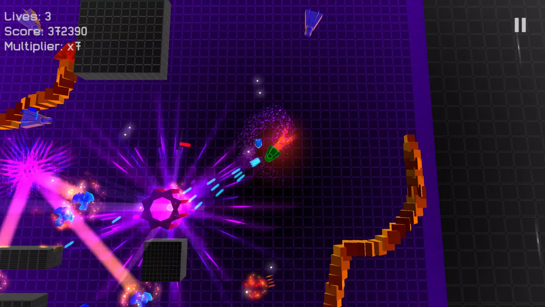 Capturas de tela do Twin Dimensions