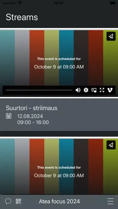 Tangkapan skrin Atea Focus App