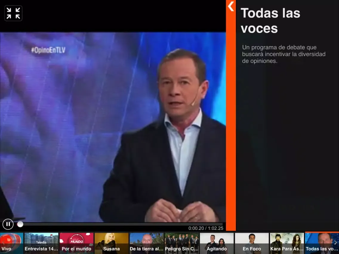 Screenshot di Monte Carlo Television iPad 
