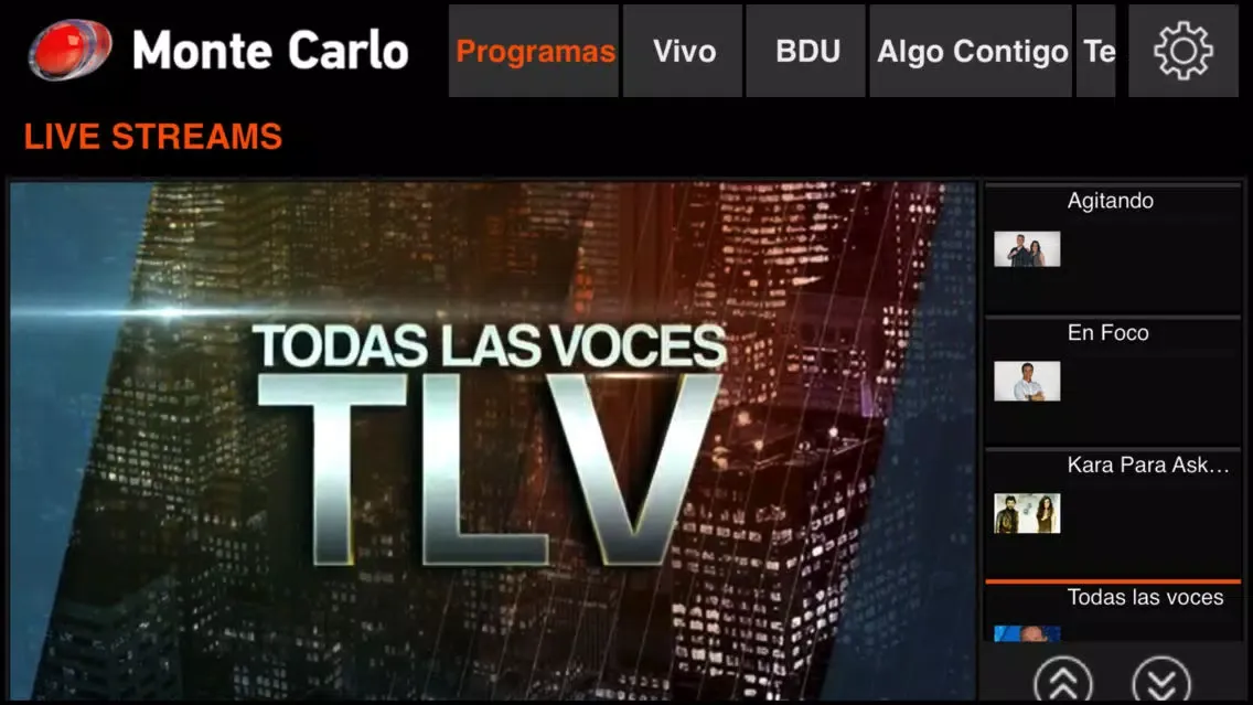 Screenshot di Monte Carlo Television