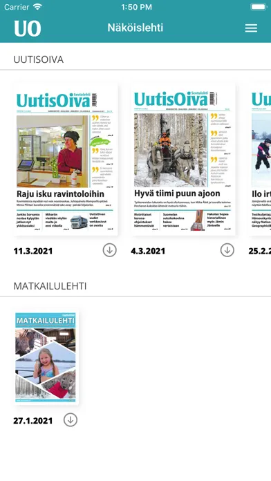 Скриншоты UutisOiva