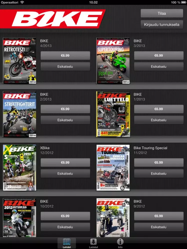 Capturas de pantalla de BIKE iPad 