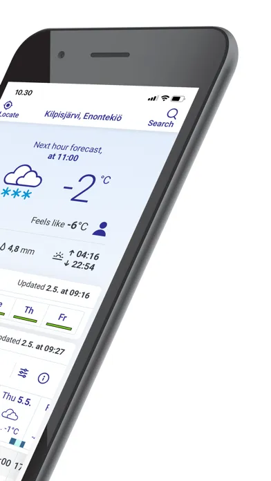 FMI Weather سکرین شاٹس