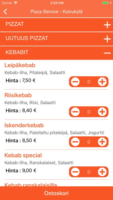 Ảnh chụp màn hình của Pizza Service Koivukylä