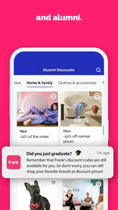 Capturas de pantalla de Frank App