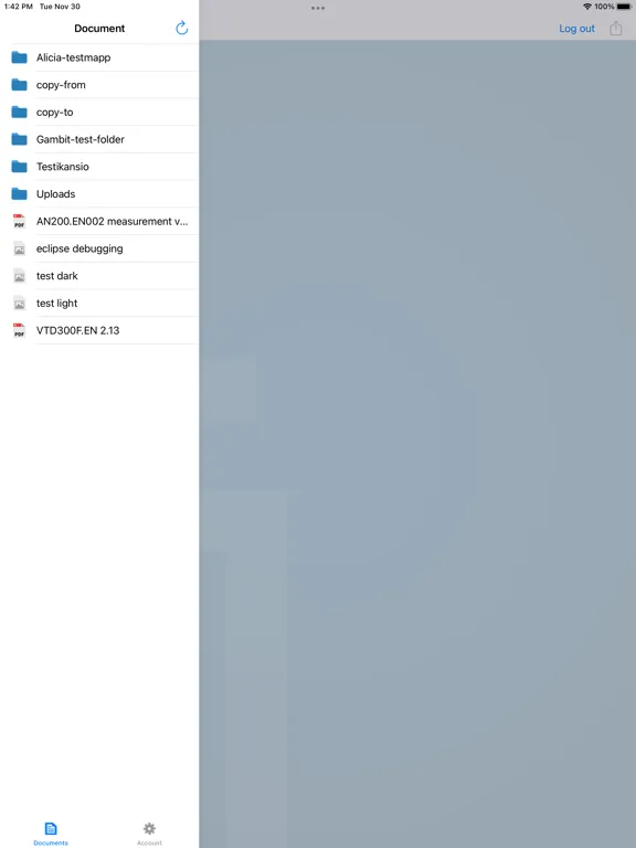 GambitDocs iPad  スクリーンショット