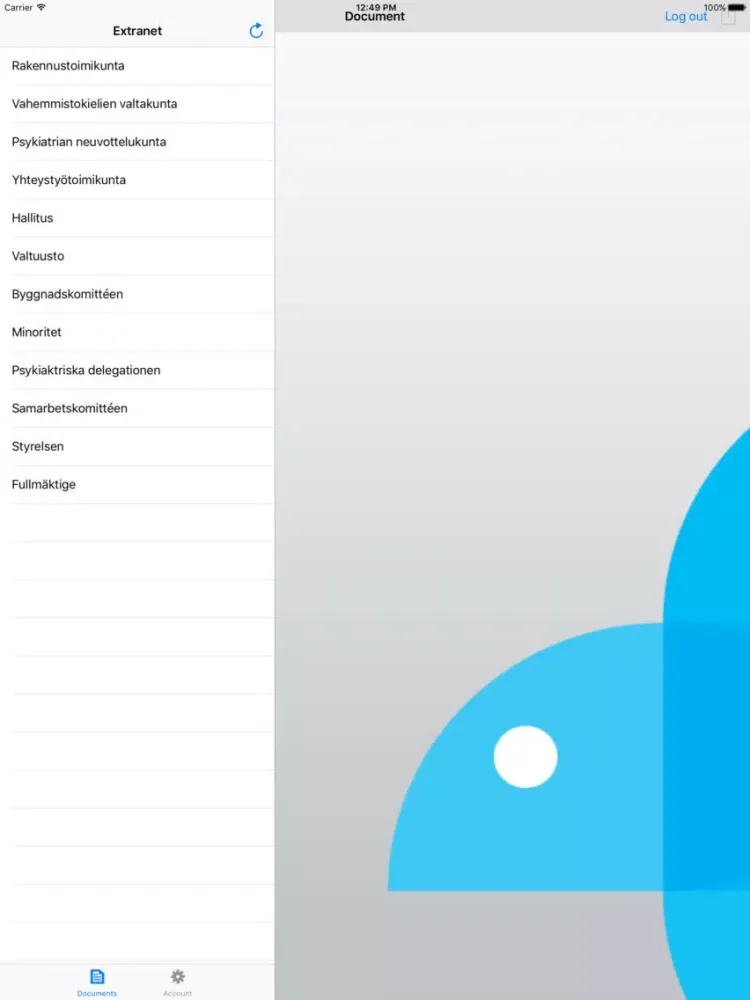 Vaasa Hospital District iPad  Screenshots