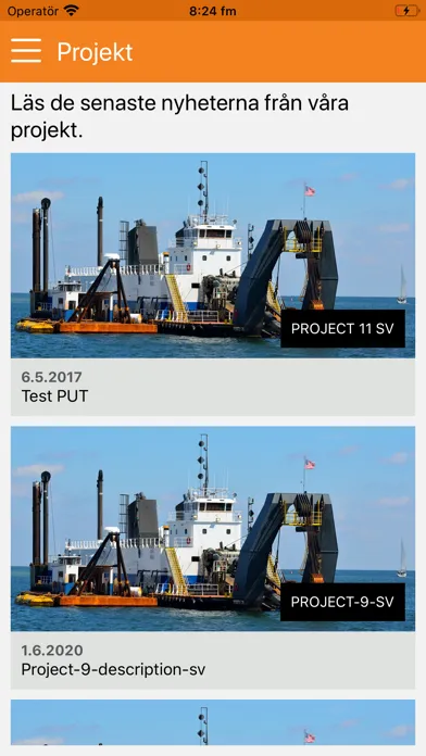 ภาพหน้าจอของ Wasa Dredging