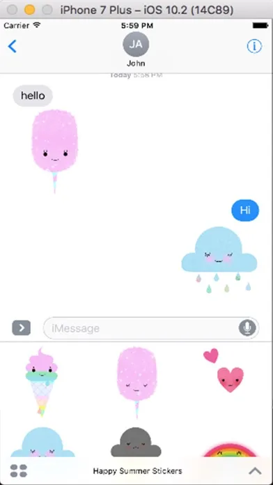 Happy Summer Stickers Screenshots