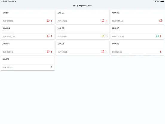 YIT GBuilder iPad  Ekran Görüntüleri