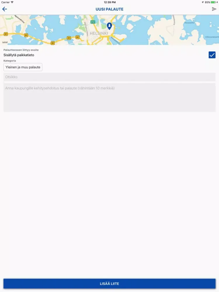 Helsinki App iPad  Ekran Görüntüleri