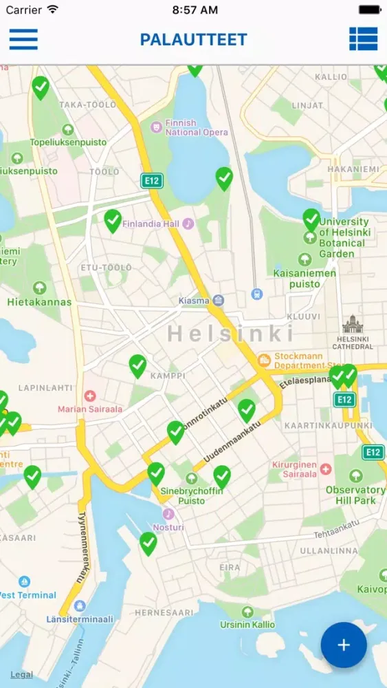 Helsinki App Ekran Görüntüleri