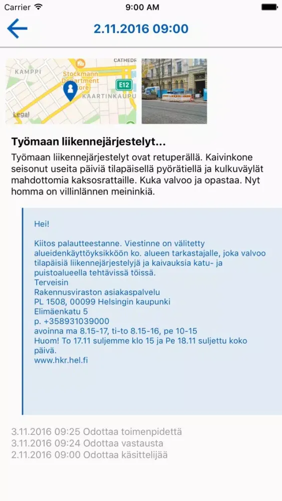 Helsinki App Ekran Görüntüleri