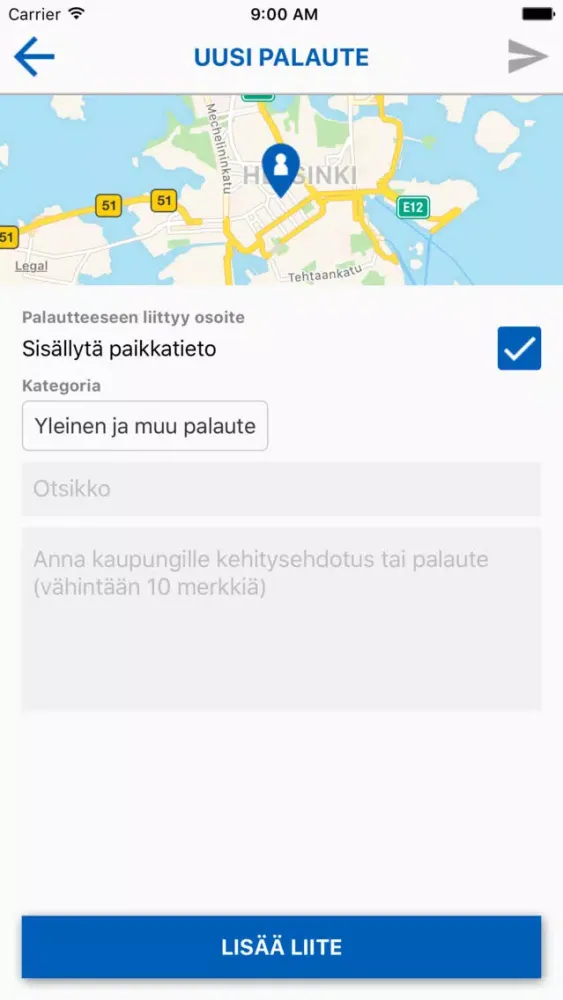 Helsinki App Ekran Görüntüleri