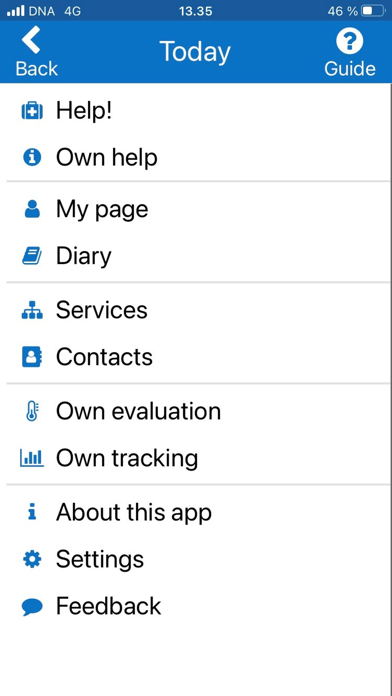 Helsinki Recovery App Ekran Görüntüleri