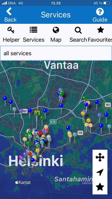 Helsinki Recovery App Ekran Görüntüleri