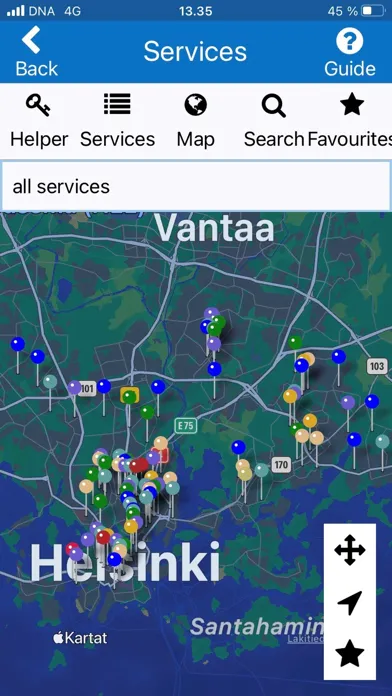 Helsinki Recovery App Ekran Görüntüleri