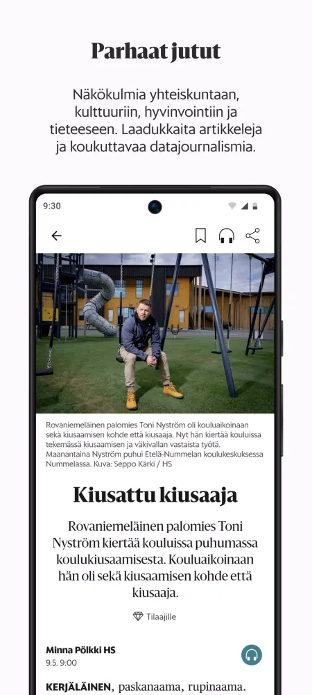 Helsingin Sanomat Screenshots