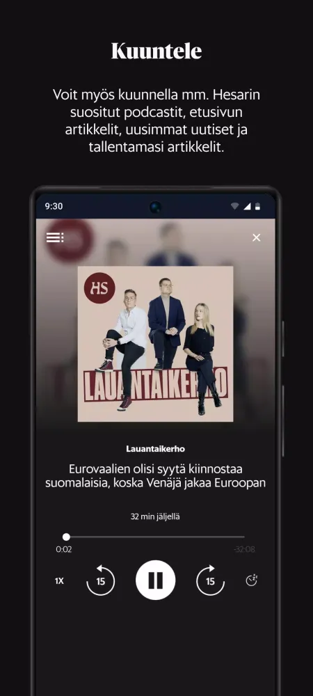 Helsingin Sanomat Screenshots