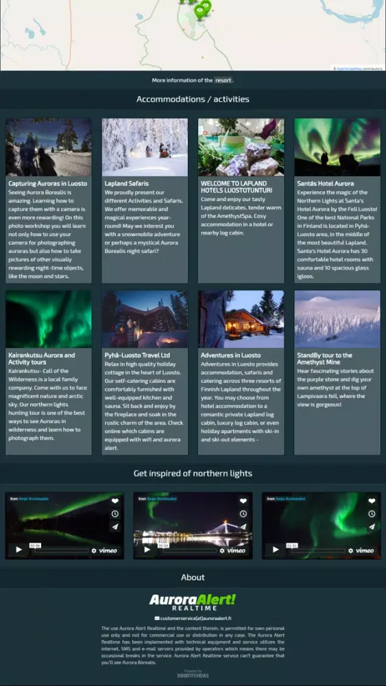 Скриншоты Aurora Alert - Luosto