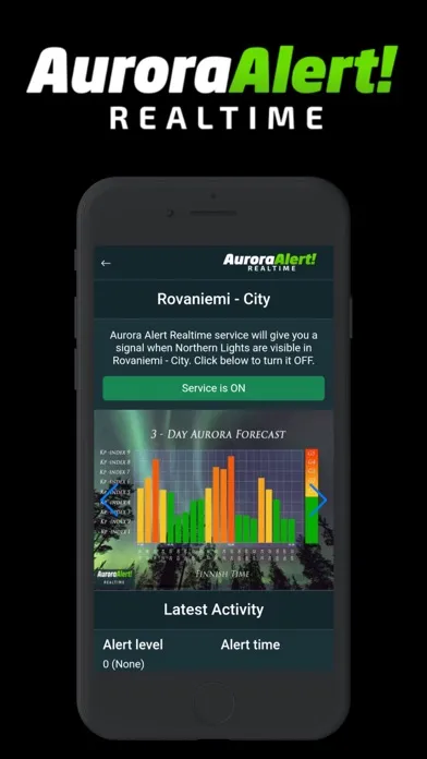 Aurora Alert Realtime سکرین شاٹس
