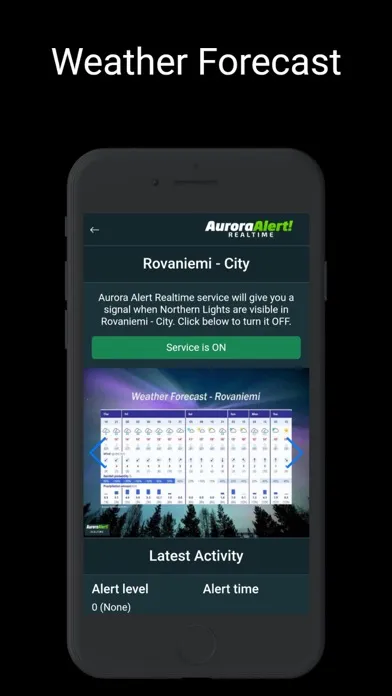 Aurora Alert Realtime سکرین شاٹس