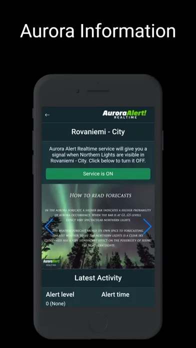 Aurora Alert Realtime سکرین شاٹس