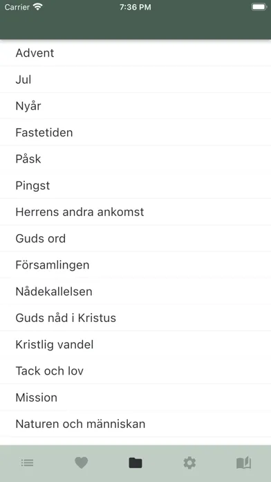 Captures d'écran de Sions Sånger